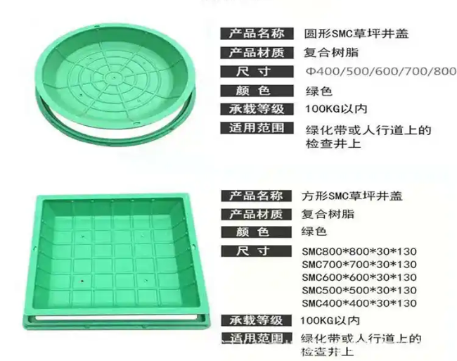 松阳树脂复合种植井盖展示